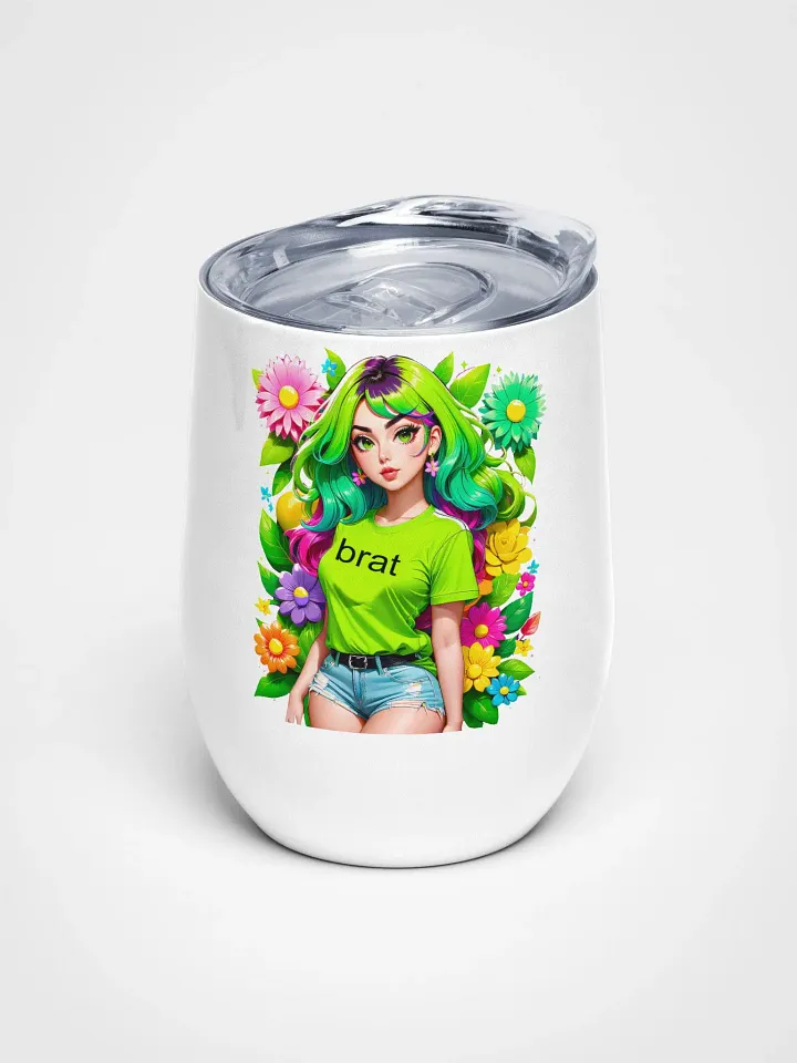 Brat - Wine Tumbler Cup - 12 oz - High-Grade Stainless Steel - v4 product image (1)