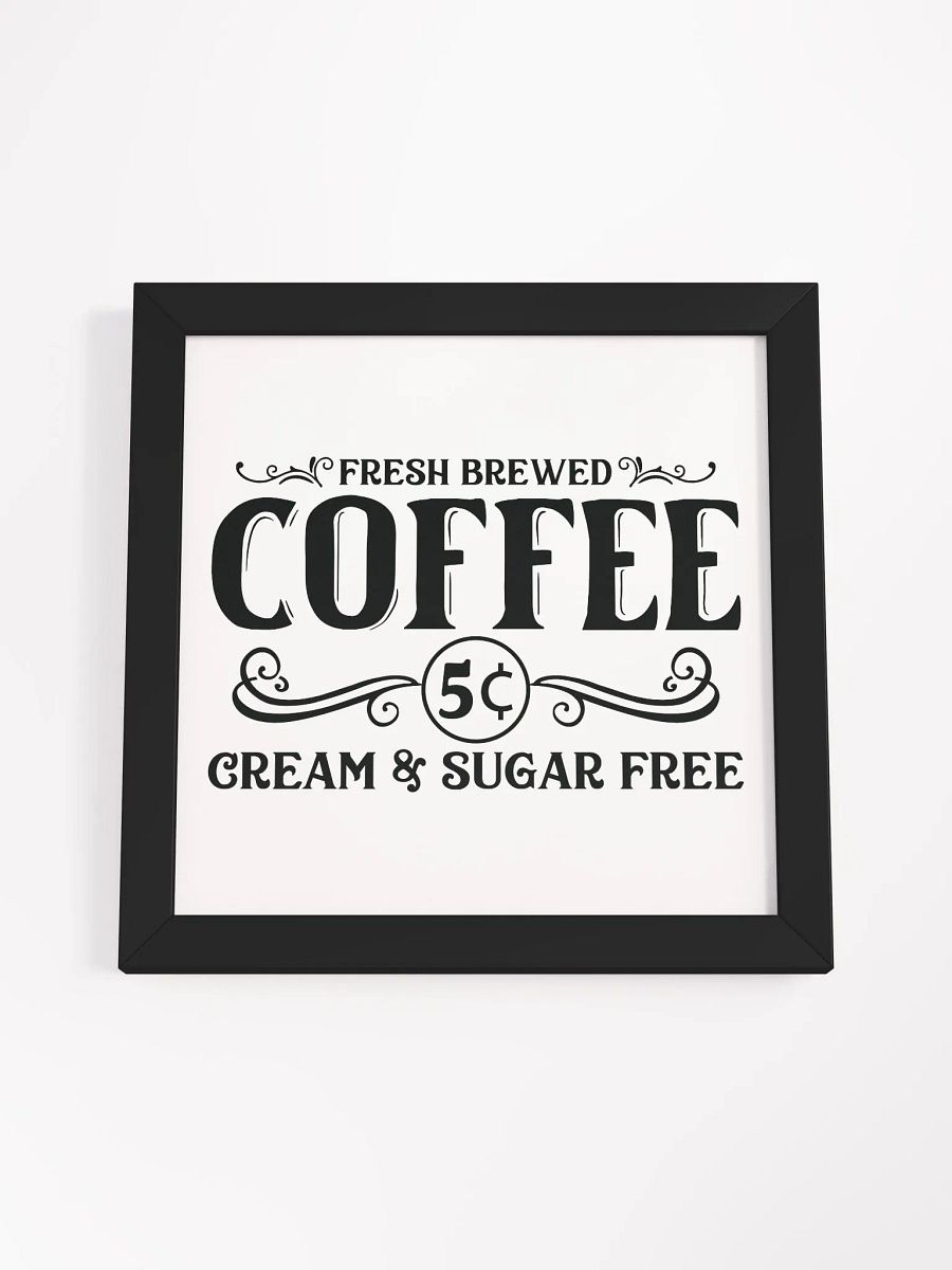 Vintage Coffee Advertisement Framed Matte Poster product image (24)