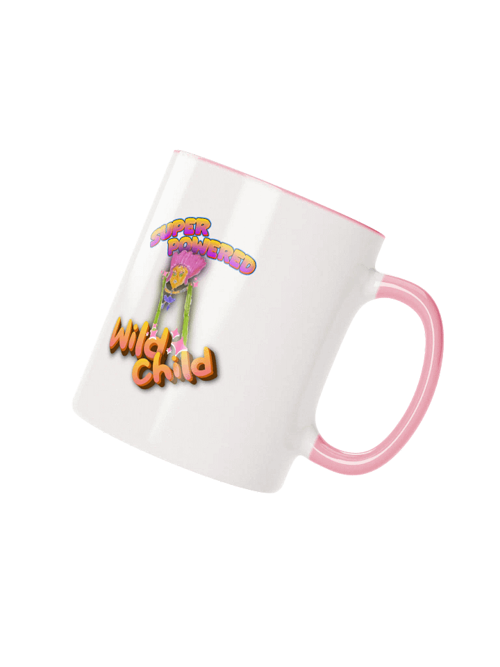 Super Powered Wild Child Ceramic Mug with Color Inside product image (21)