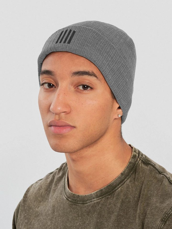 HFG Grill Cuffed Beanie (Black Logo) product image (2)