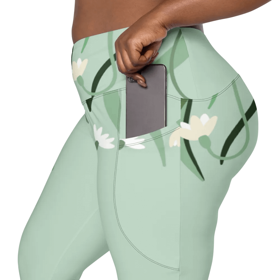 Mizulemon w/ Front Pocket - Green Lily product image (7)