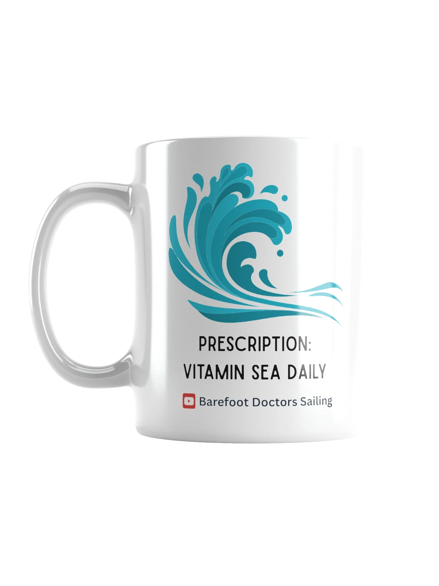 Turquoise Waves Motion Mug product image (1)