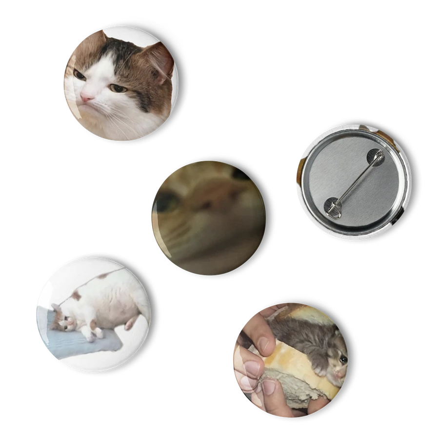 Set of Pin Buttons: Meme Cats 28 product image (6)