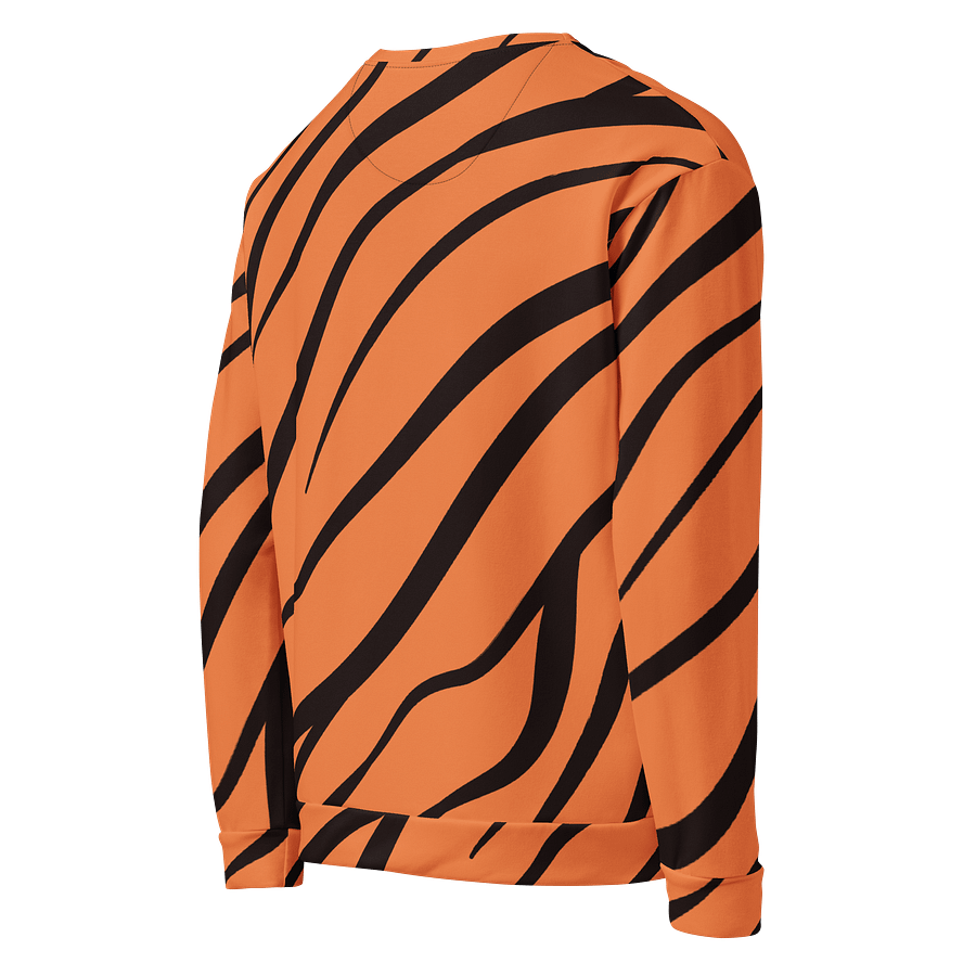 Tiger Animal Print Eco Friendly Unisex Sweatshirt product image (5)
