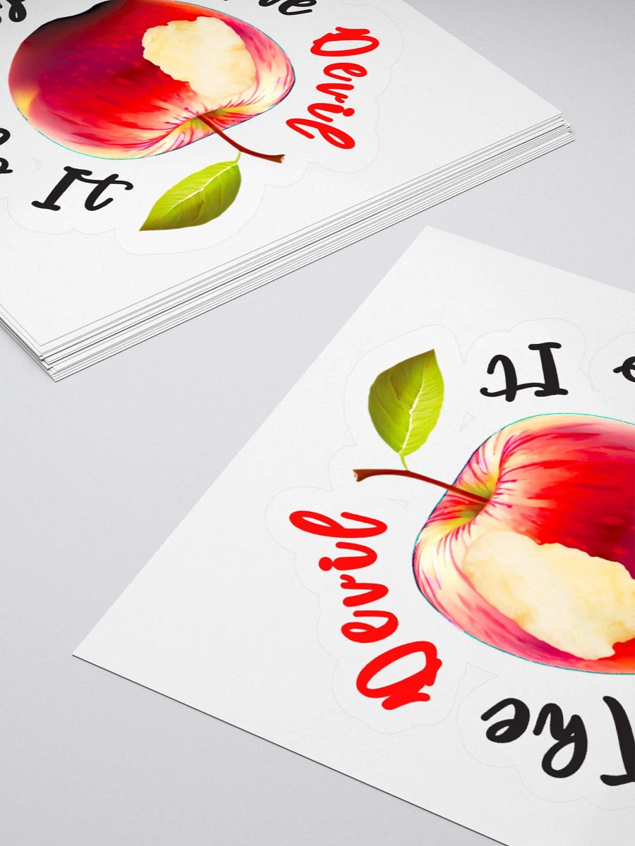 The Devil Made Me Do It Kiss Cut Stickers product image (10)