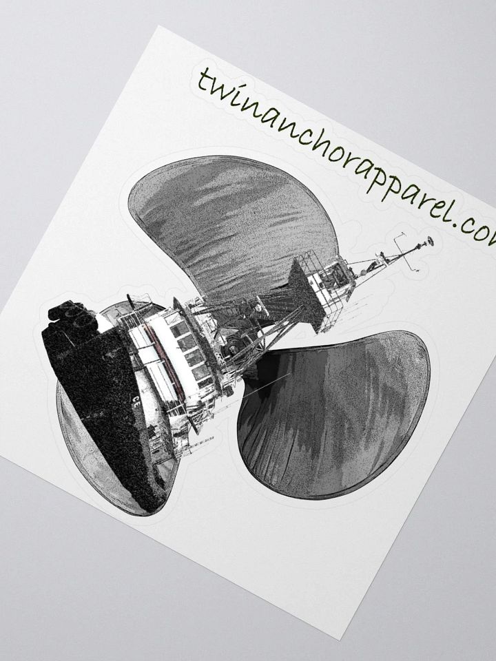 Three blade prop Tug CE Kiss Cut Stickers product image (2)