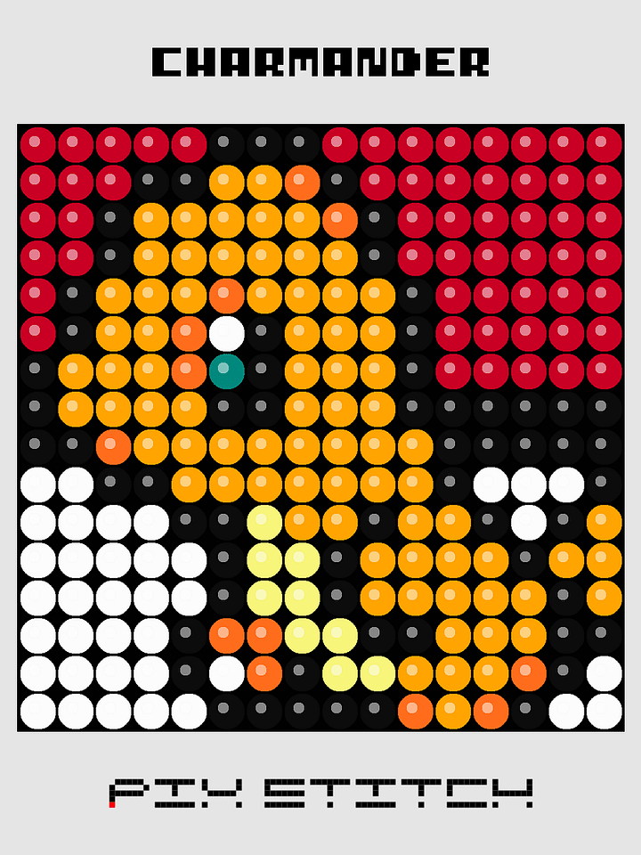 Charmander Pixel Art product image (1)