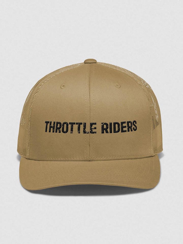 Throttle Riders Hat - Black Logo product image (1)