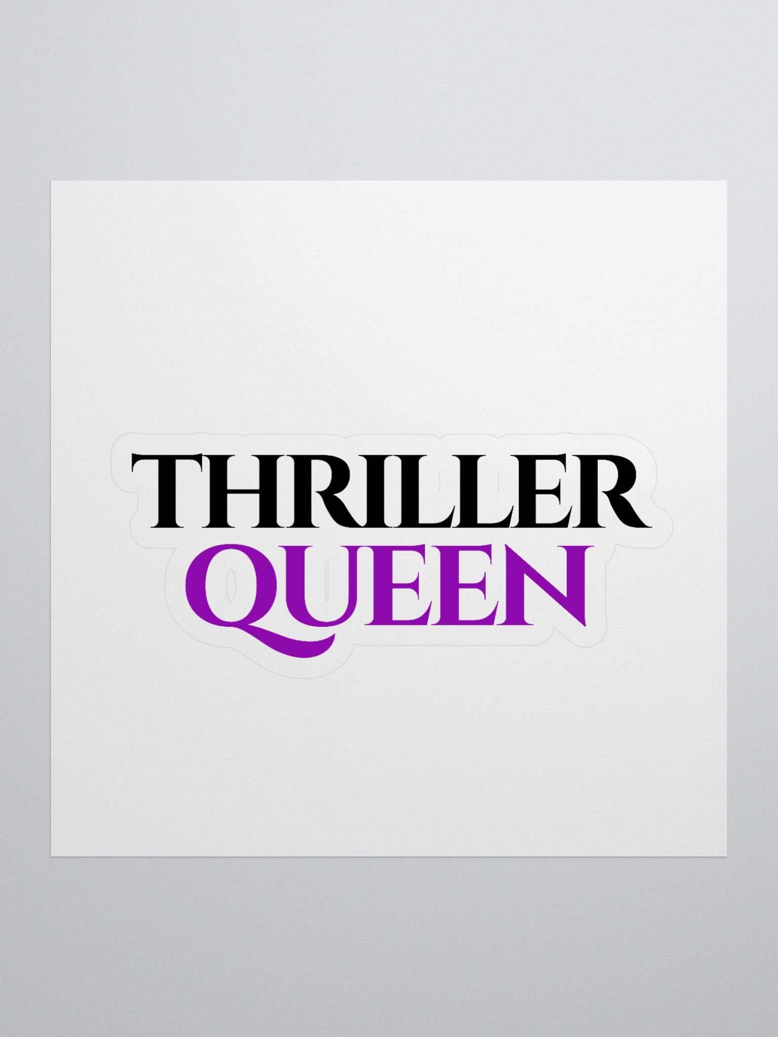 Thriller Queen Sticker | MyTime Movie Network | Thriller Collection product image (1)
