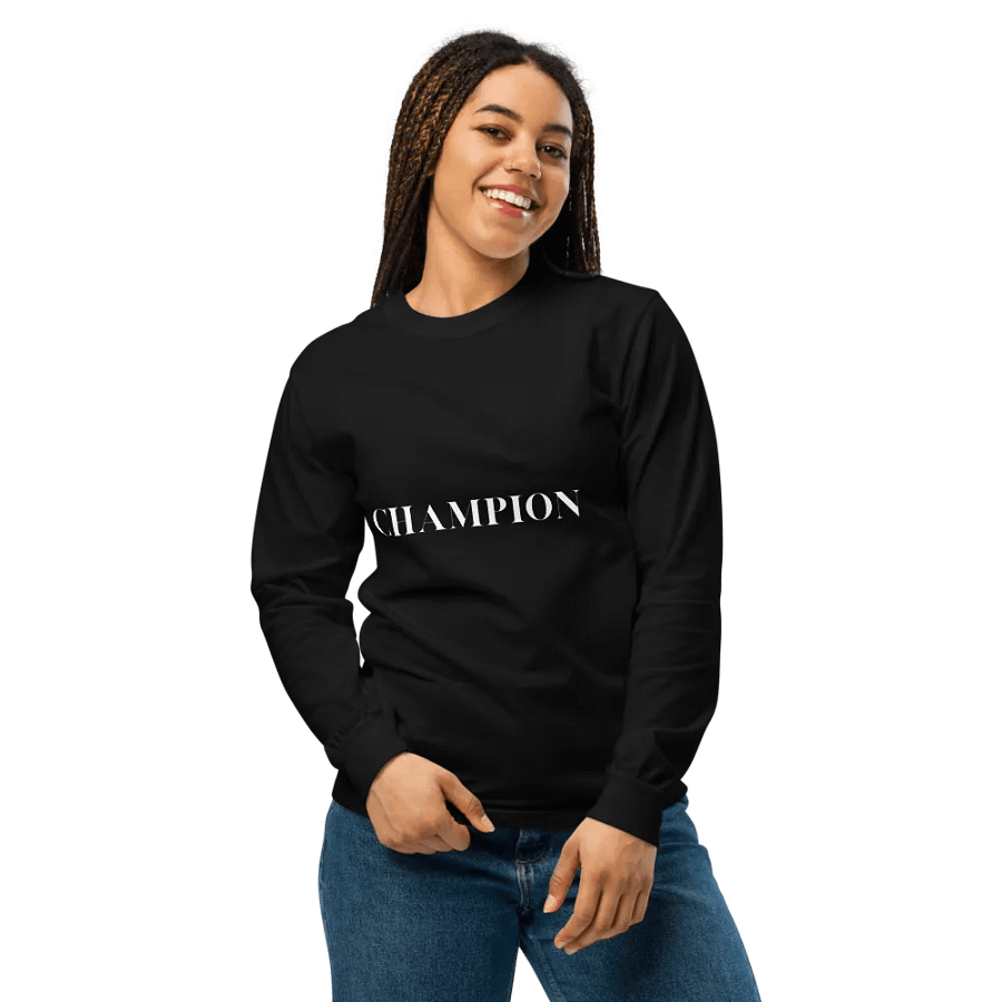 Champion comfort unisex heavyweight Long sleeve shirt product image (6)