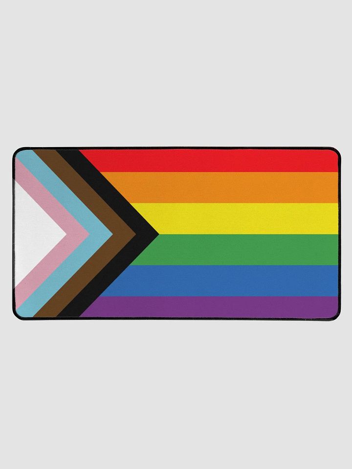 Progress Pride Flag DeskMat product image (1)