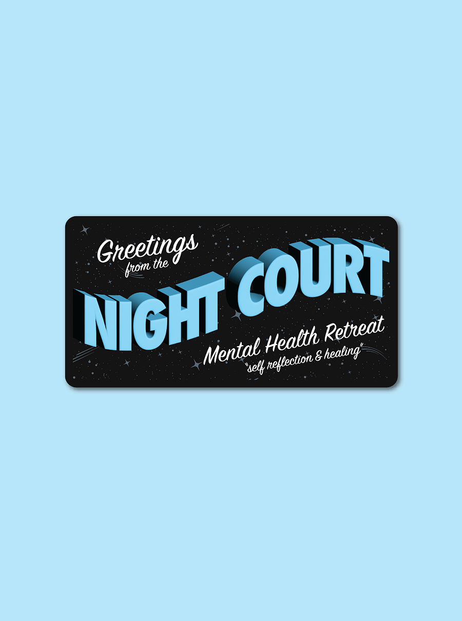 *Mental Health Retreat Sticker (2