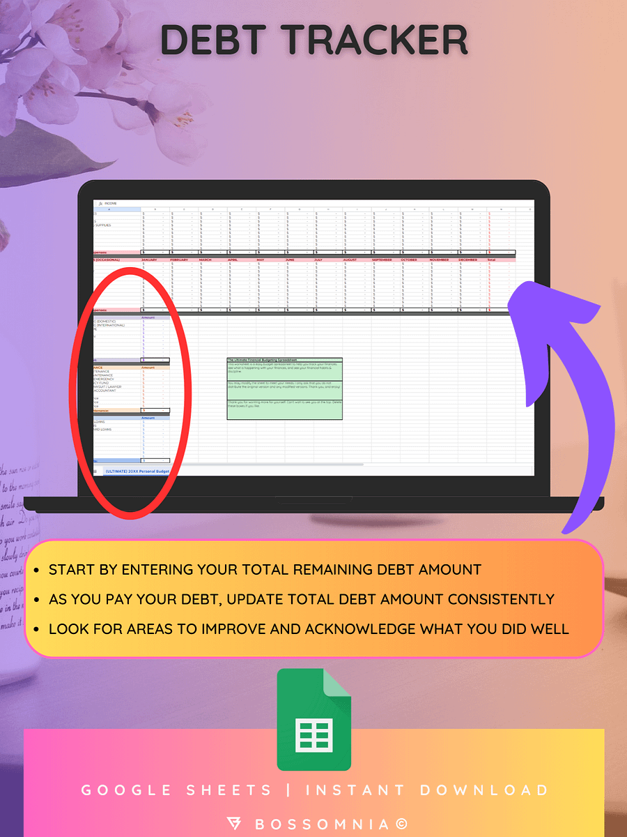 [Google Sheets] (ULTIMATE) Financial Budgeting Spreadsheet product image (5)