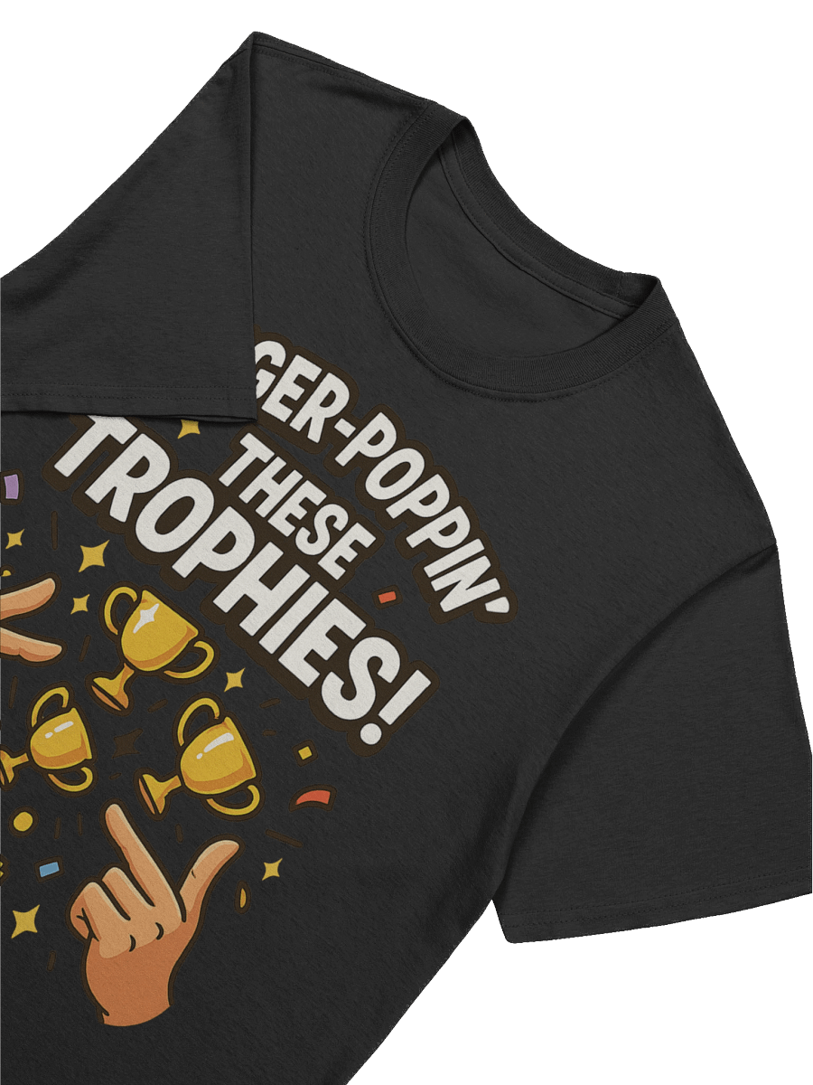 Finger-Poppin’ These Trophies – Funny PlayStation Gamer Achievement T-Shirt product image (7)