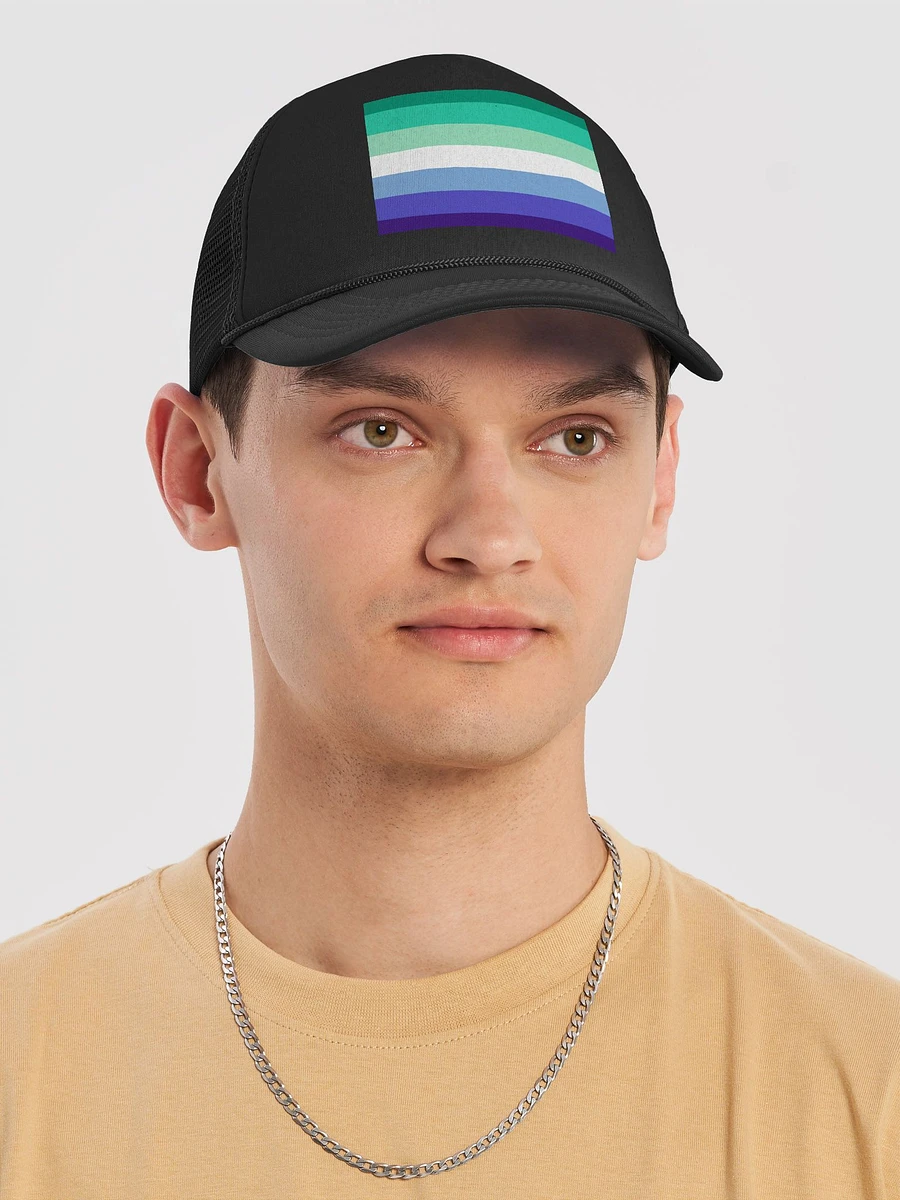 Gay Men's Pride Flag - Foam Trucker Hat product image (5)