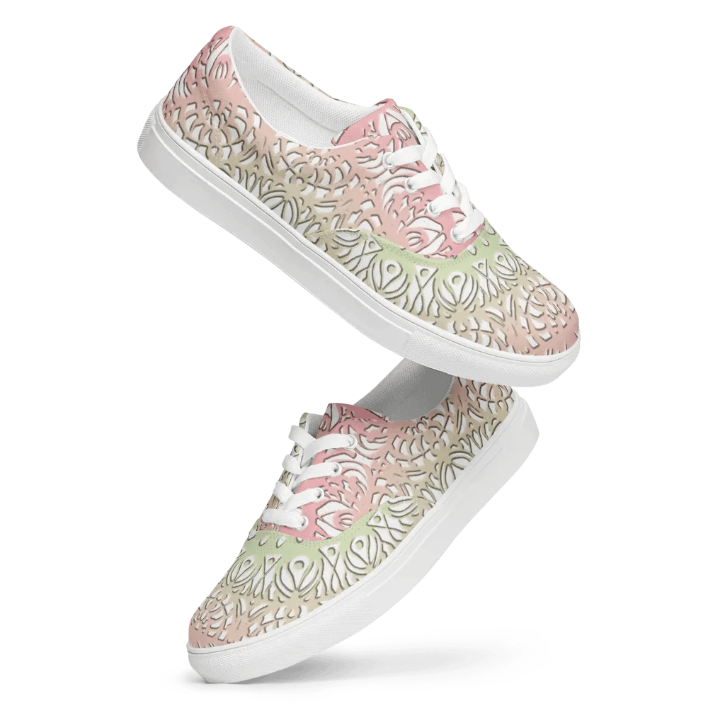 Mandala Magic Lace-Up Canvas Shoes product image (11)