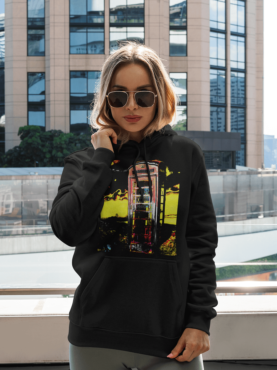 Psychedelic Telephone Booth Unisex Hoodie product image (2)