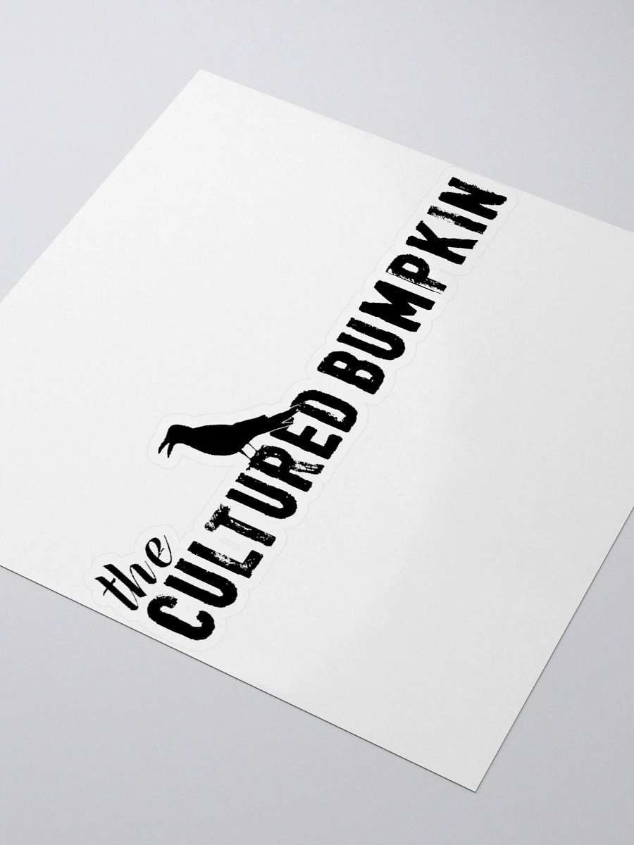 the CULTURED BUMPKIN sticker product image (3)