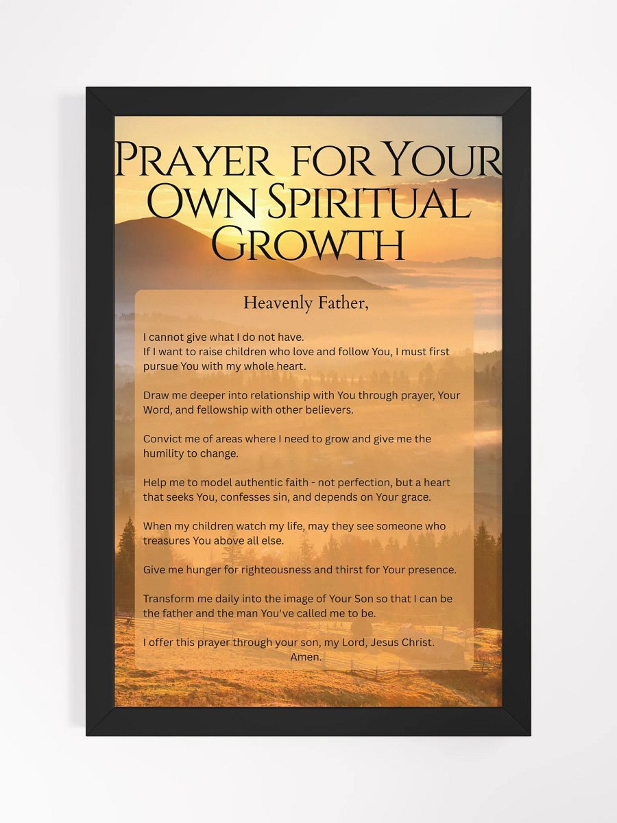 Prayer for your own Spiritual Growth product image (1)