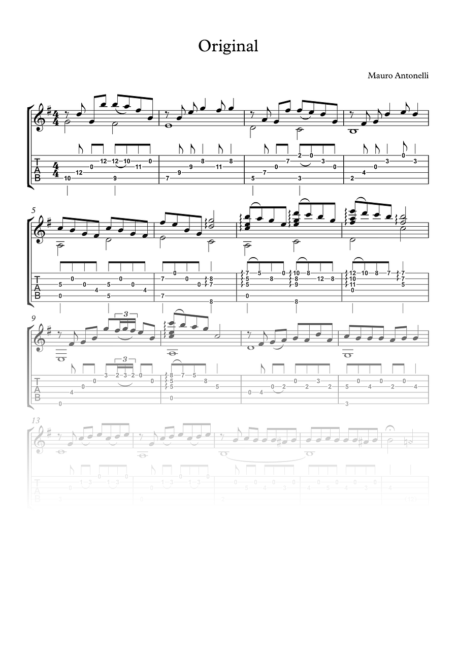 Original - Partitura + Tabs product image (1)