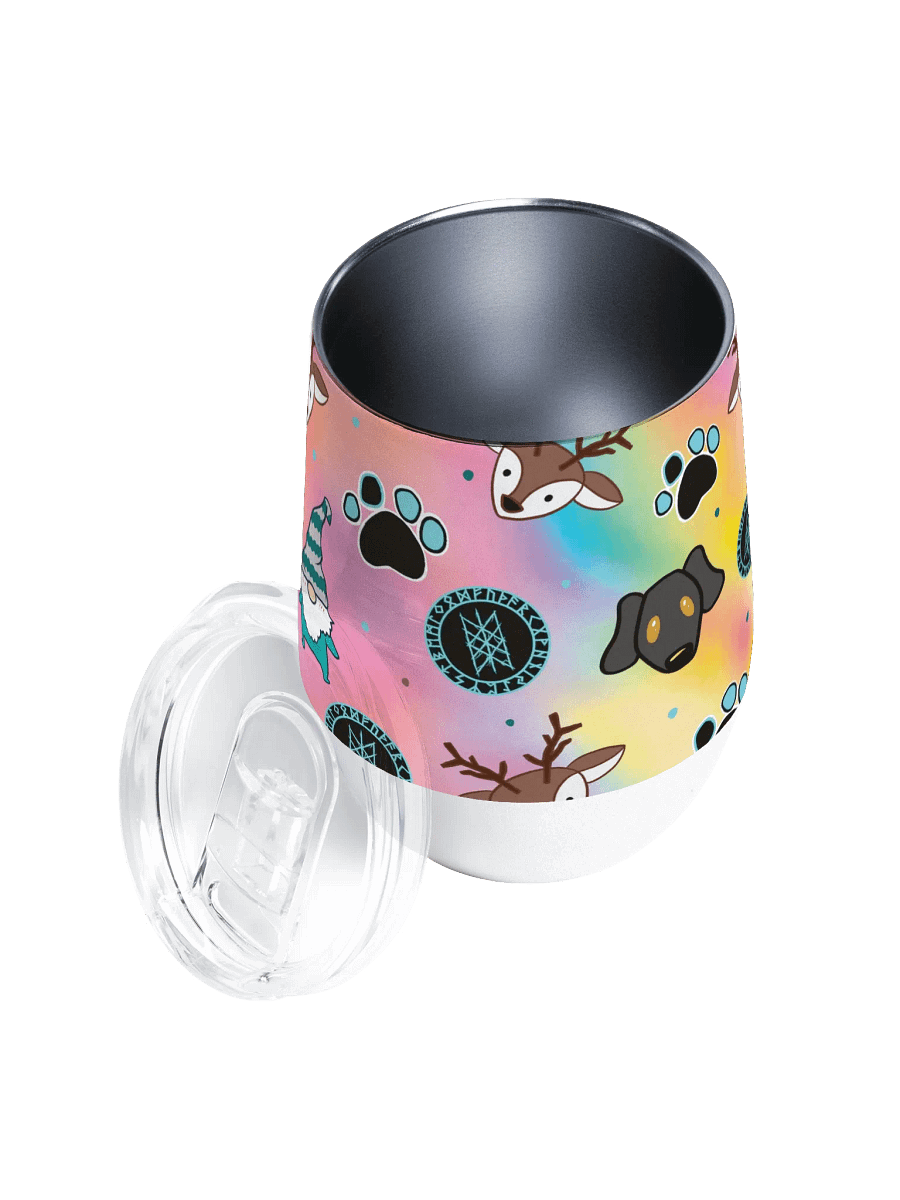 PRIDE Web of Wyrd Rainbow Wine Tumbler product image (3)