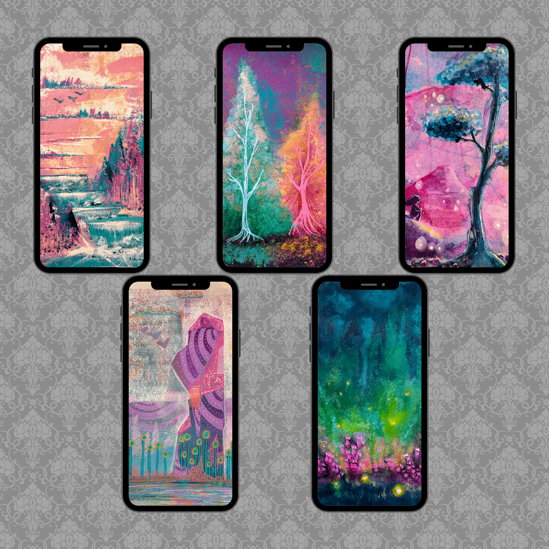 Art Journal Mobile Wallpaper Bundle product image (1)