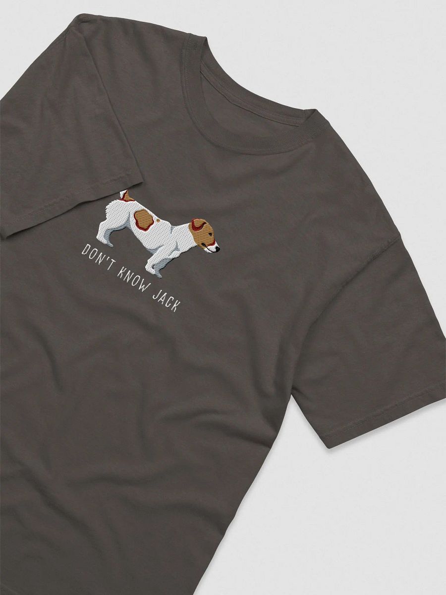 Don't Know Jack T-Shirt(Embroidered) of a Jack Russell Terrier product image (6)