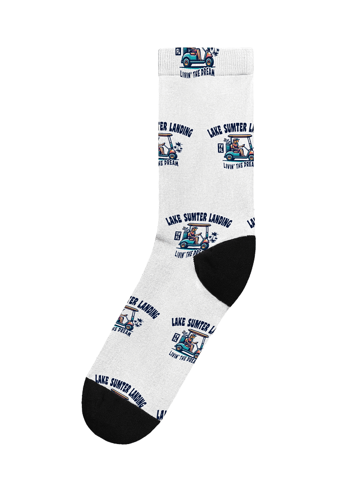 Lake Sumter Landing TV Florida USA Fun Golf Cart Design product image (1)