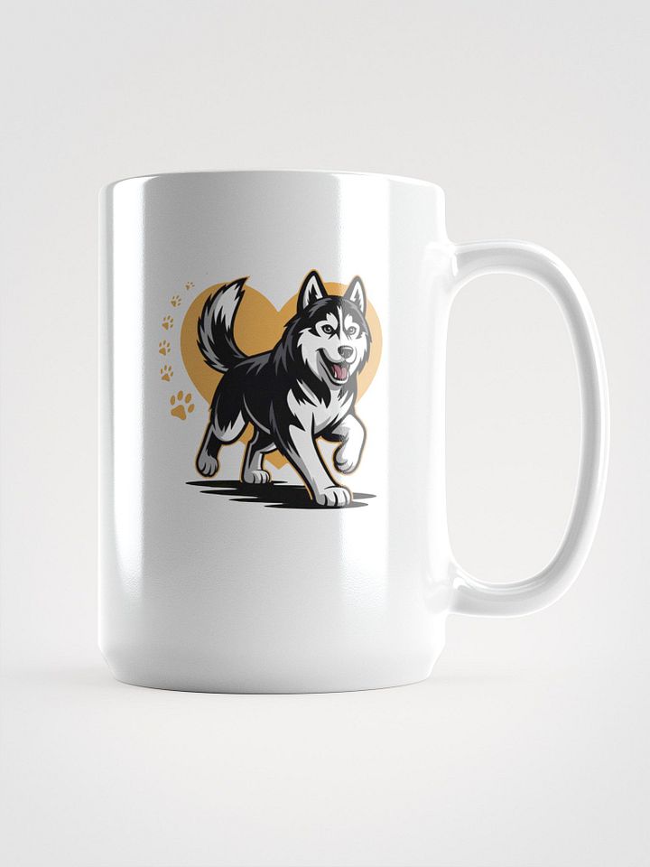 Playful Husky Heart Mug product image (1)