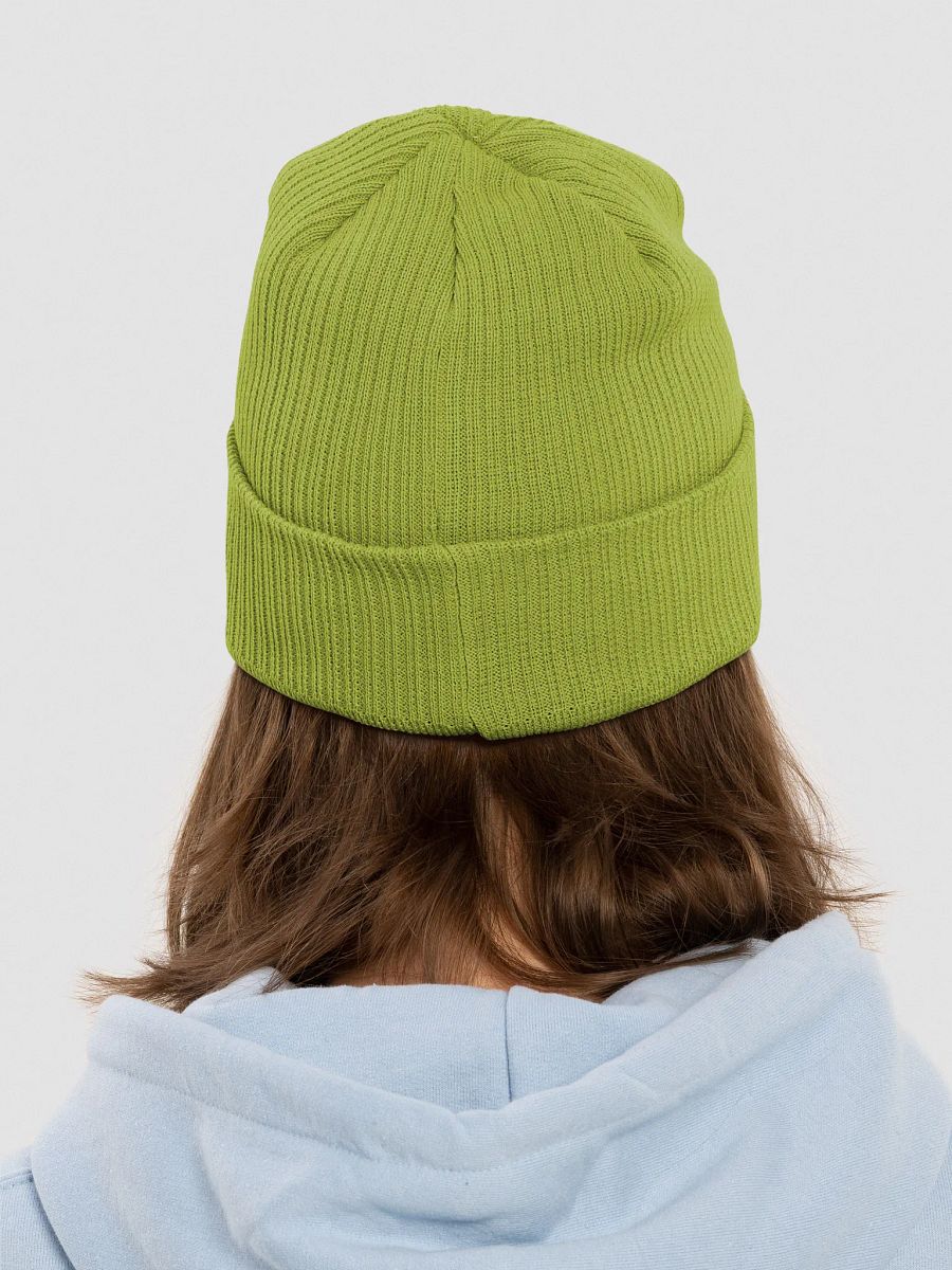 Witchcraft Heart Embroidered Ribbed Beanie product image (18)