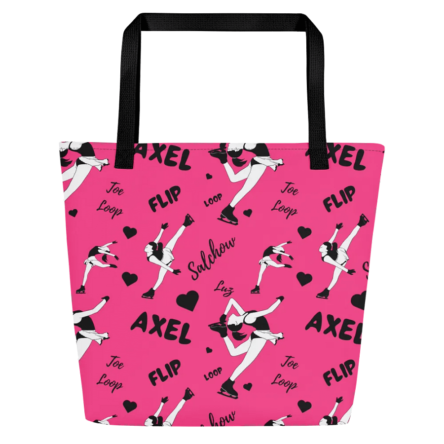 Ice skating Print Tote bag - Pink product image (3)
