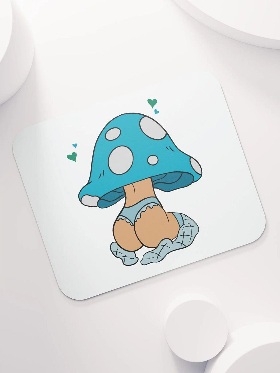 Mushroom Baddie Desk Mat - Dark Blue product image (7)