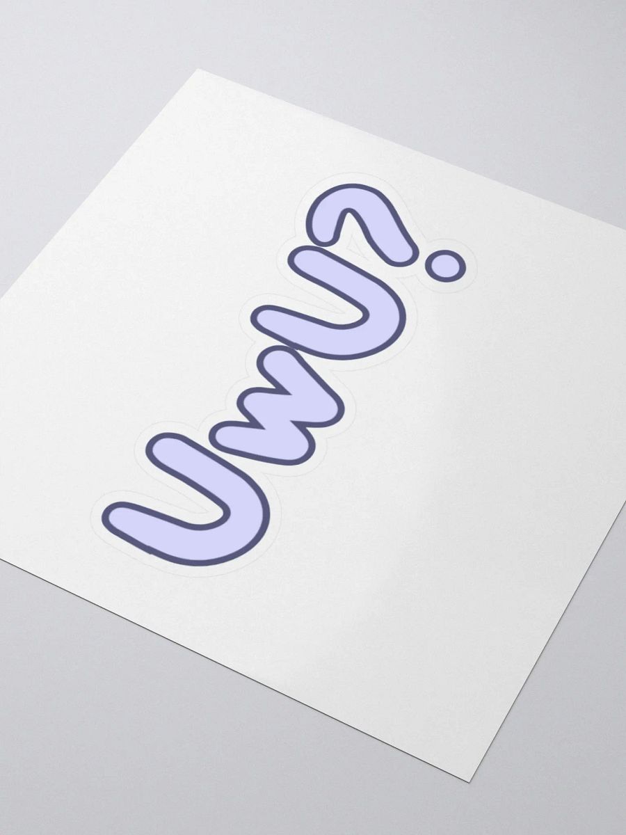 UwU? Sticker, Blue product image (9)