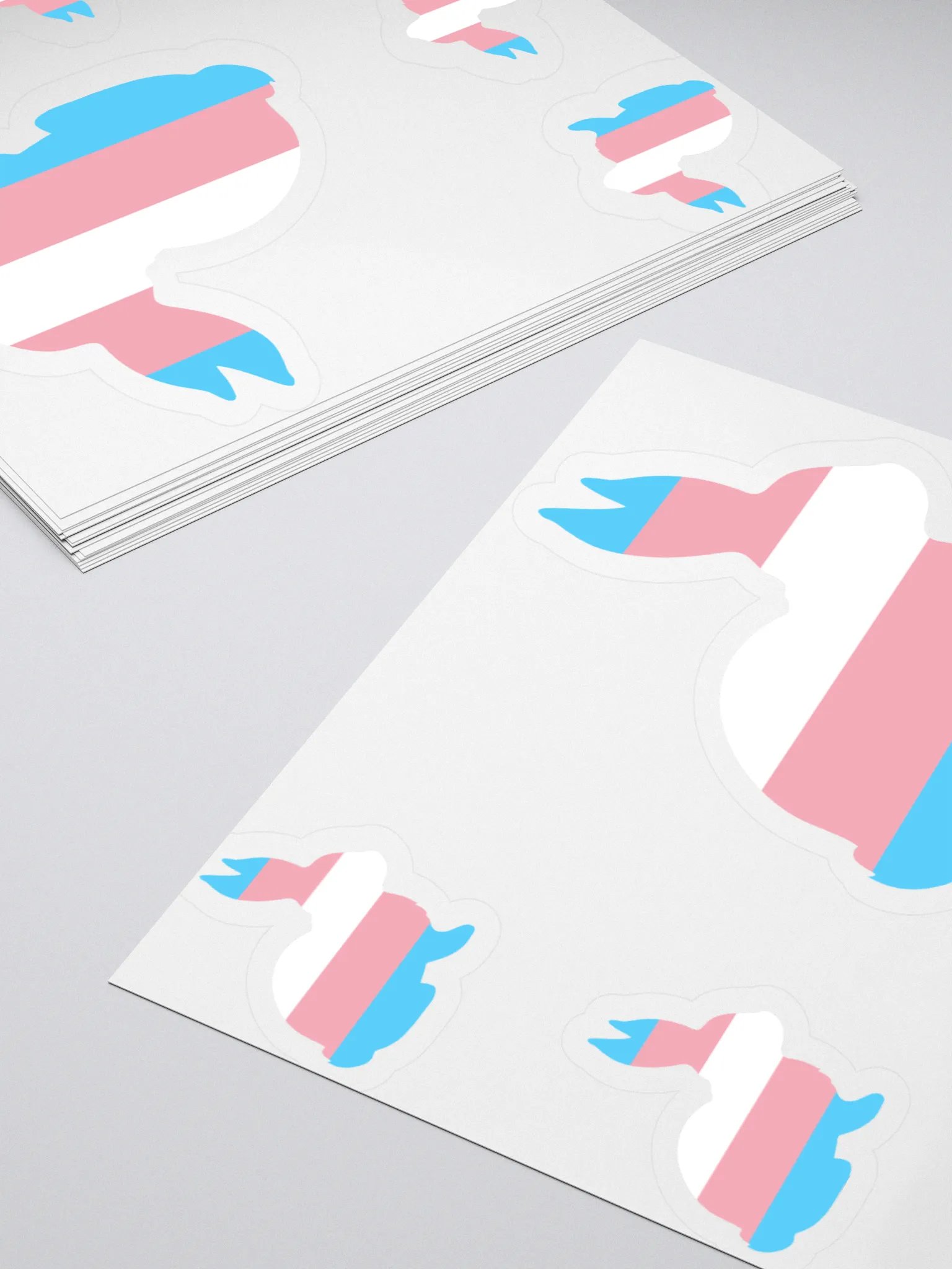 Trans Pride Bnuy Mini Sticker Set! product image (8)