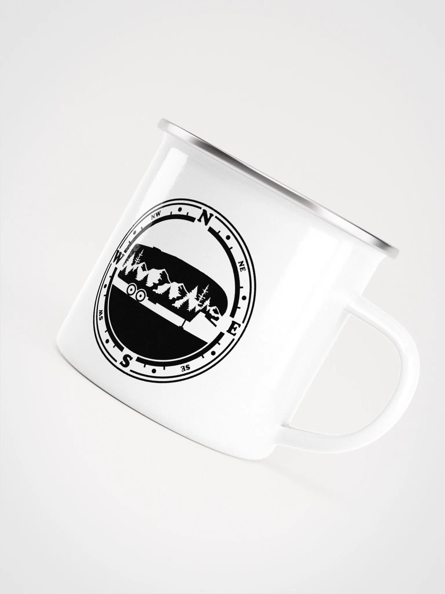 5th Wheel Camper Enamel Mug product image (3)