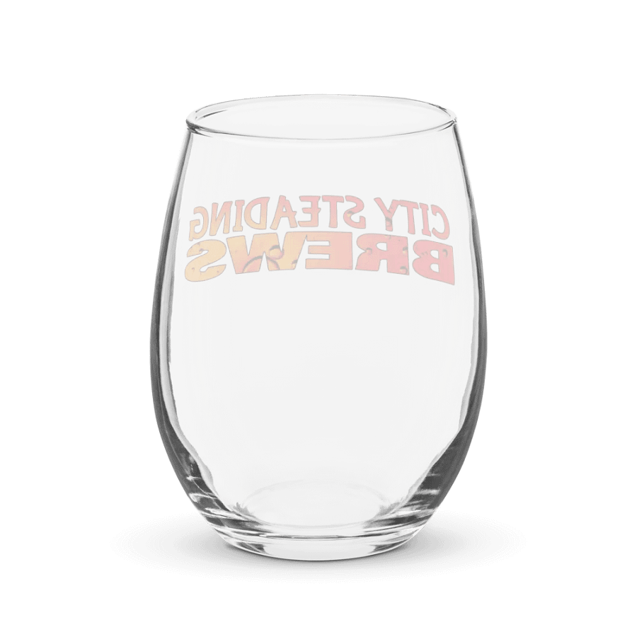 City Steading Brews Stemless Wine Glass product image (2)