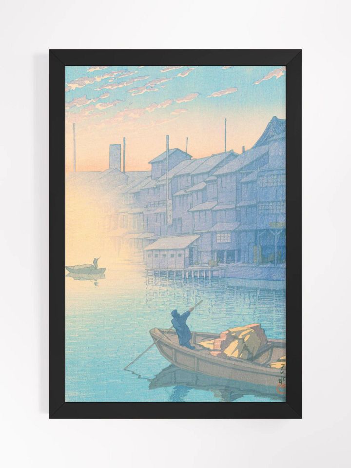 Morning in Dotonbori, Osaka - Kawase Hasui product image (1)