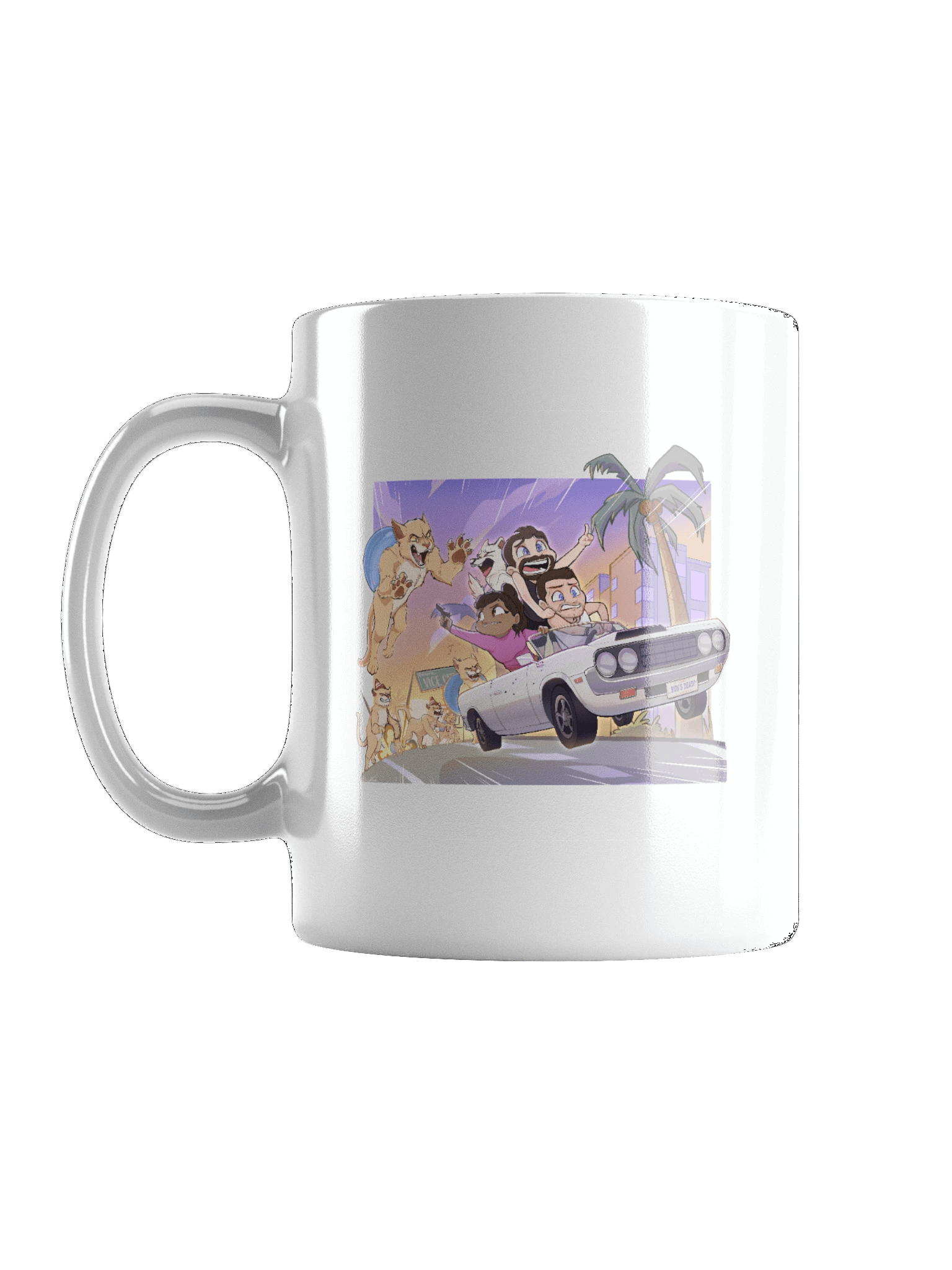 Cat-astrophic Fur-ocius Purrsuit Mug product image (2)