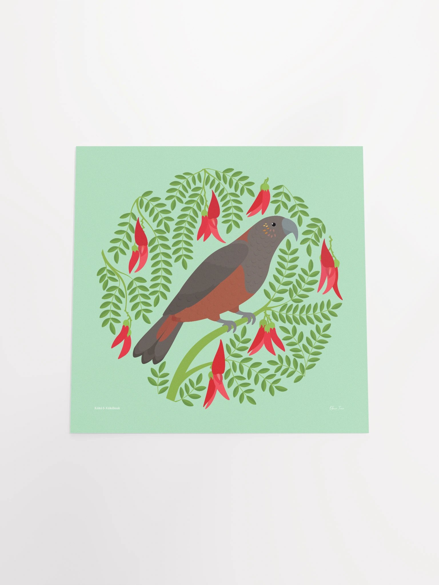 Kākā in Kākābeak Unframed Wall Art product image (4)