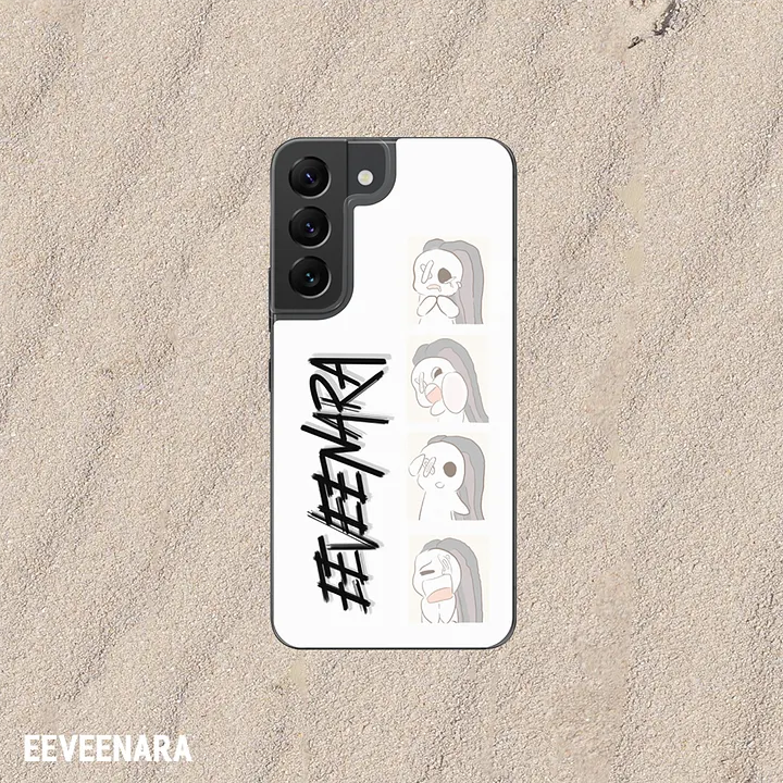 EV BUNNIES SAMSUNG CASE - [WHITE] product image (1)