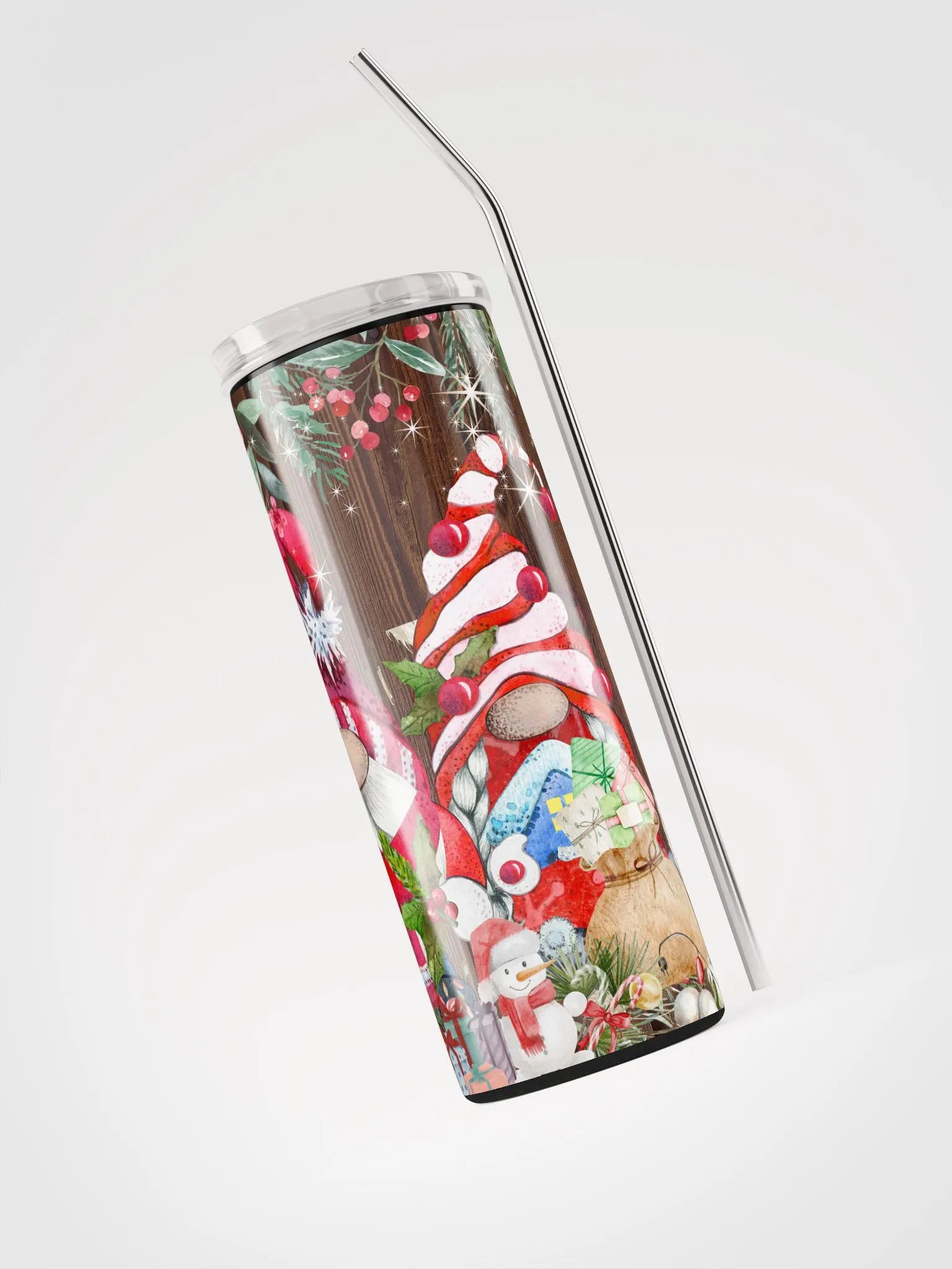 GNOME TUMBLER WITH REUSABLE STRAW product image (4)
