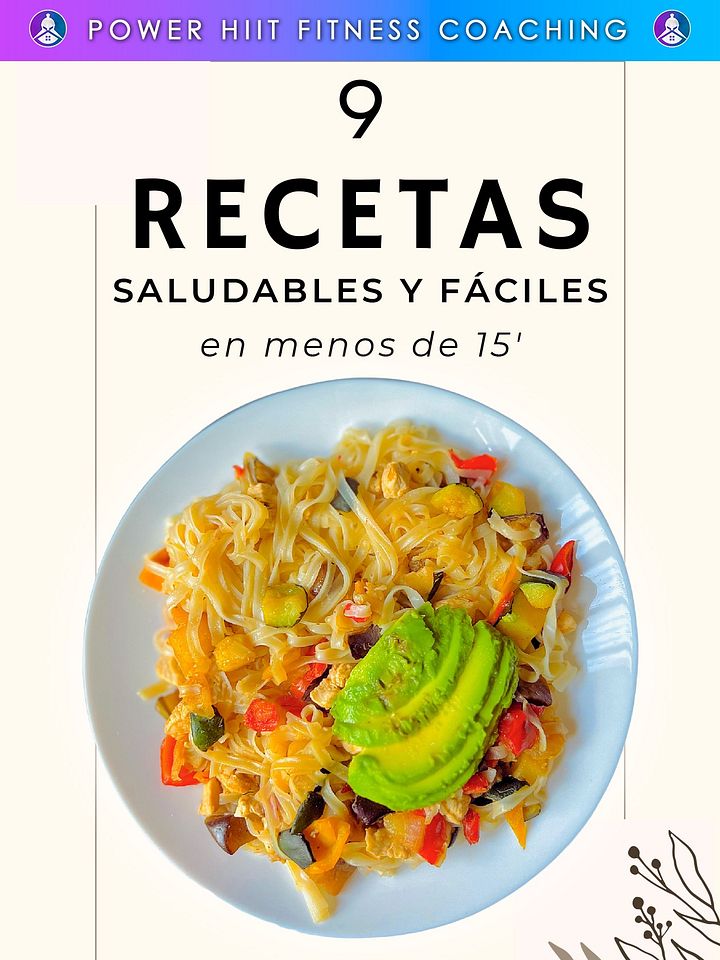 9 RECETAS SALUDABLES Y RÁPIDAS | En menos de 15 minutos product image (1)