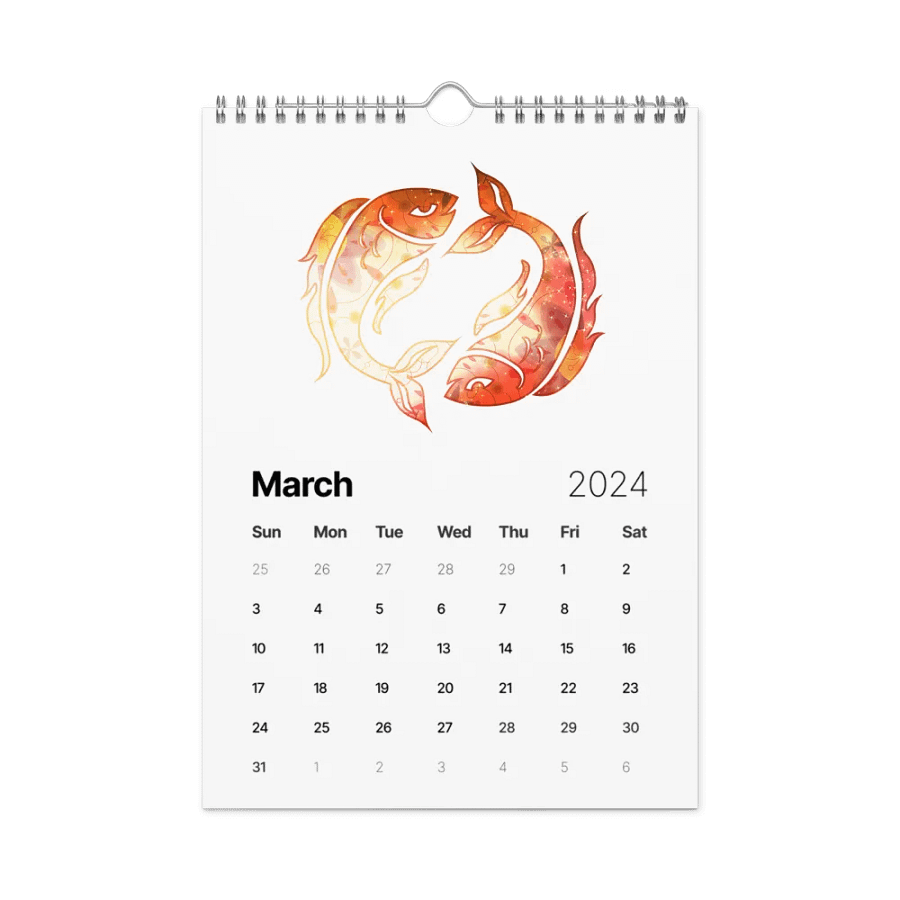 2024 Zodiac Calendar: A Year of Celestial Beauty product image (9)