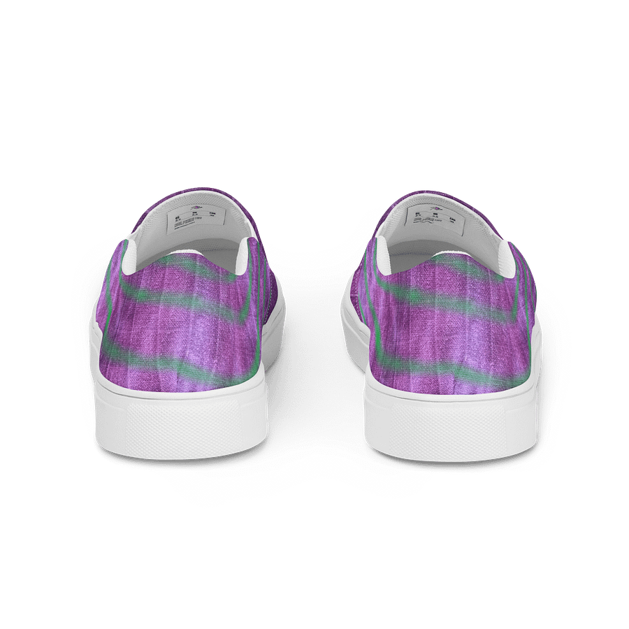 S³ (Men's) Simplistic Purple Tie Dye Slip-On Shoes product image (4)