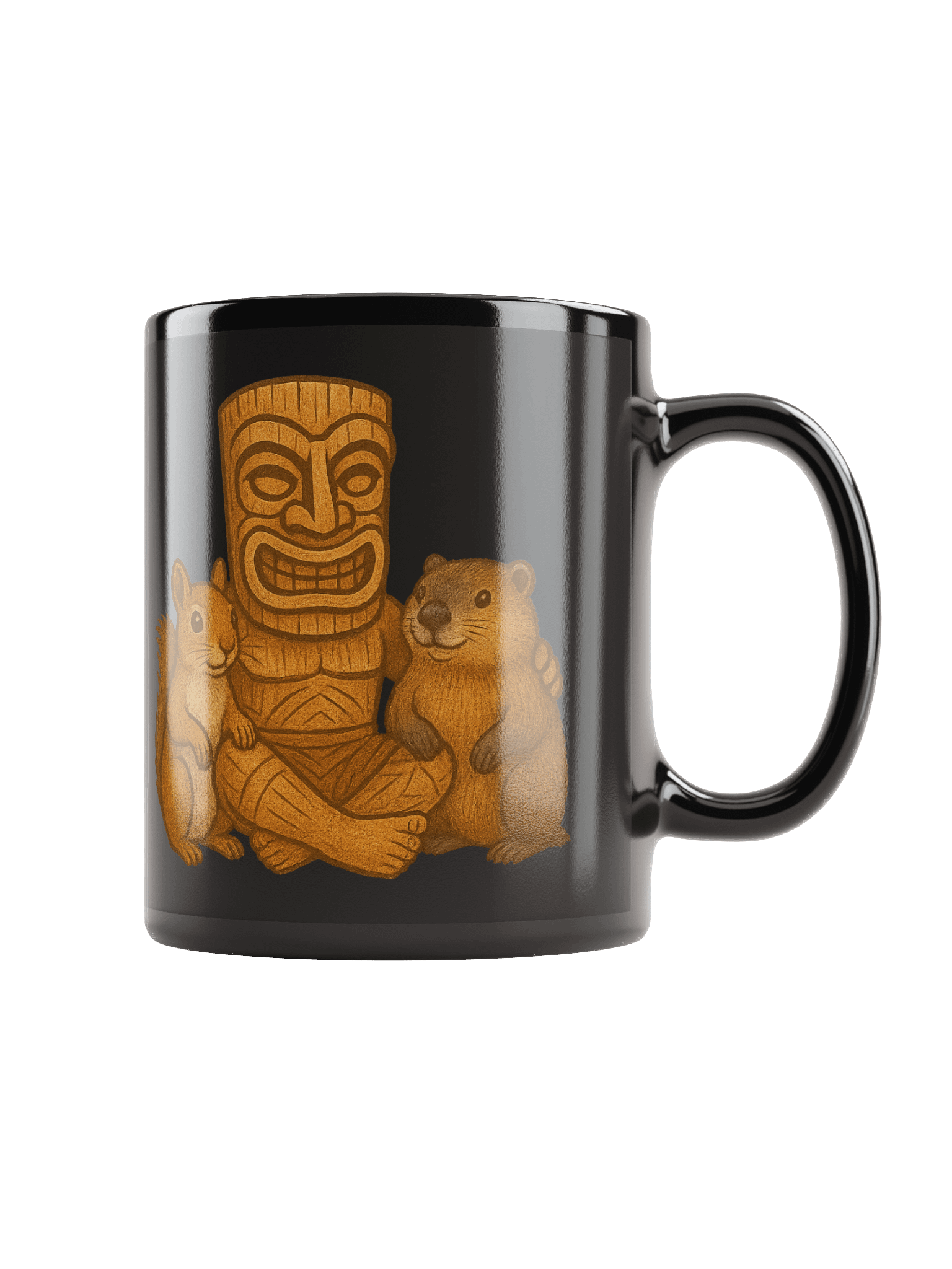 Make Friends Tiki Mug - Squirrel & Groundhog product image (1)