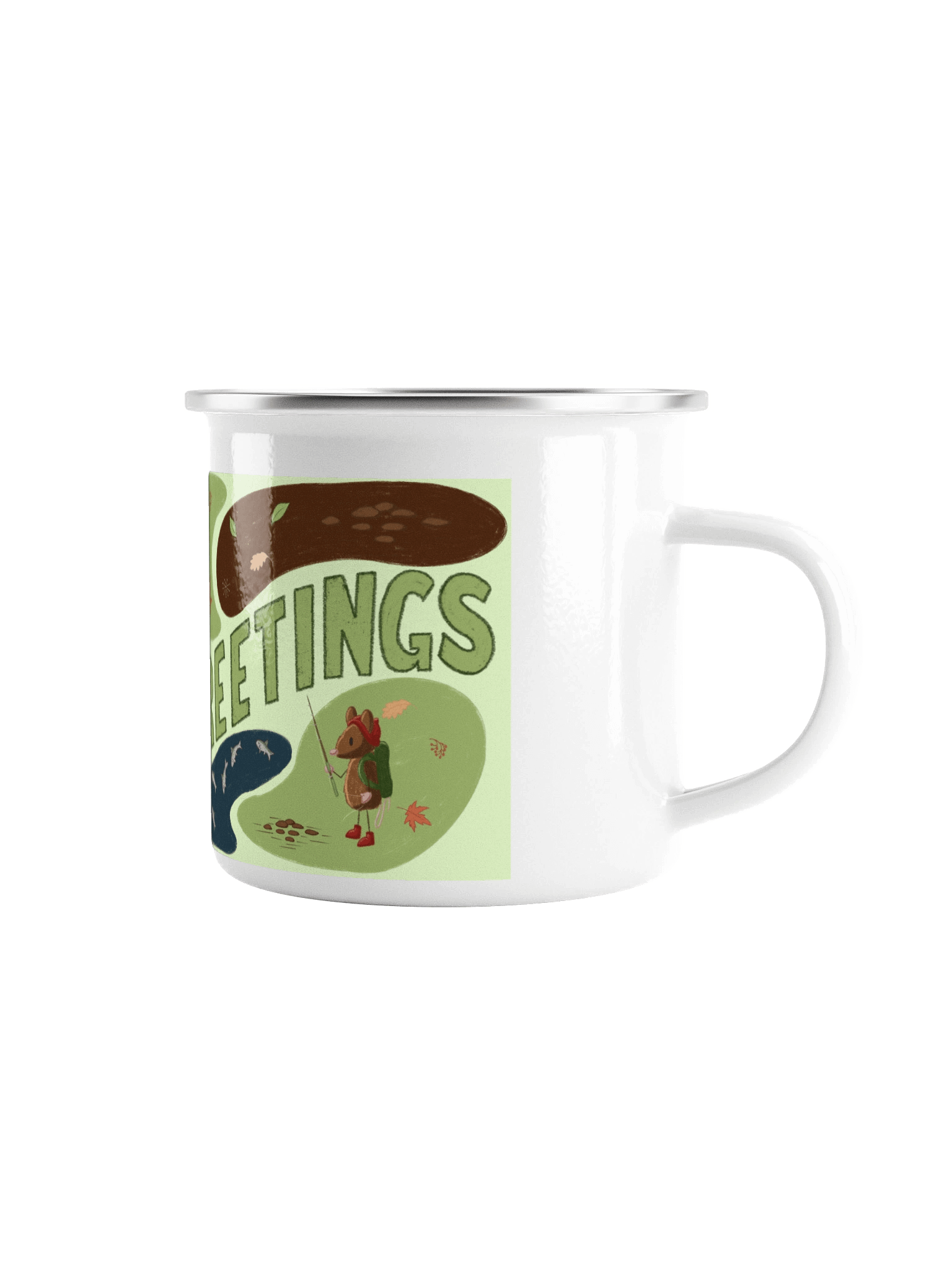 Adventure Mouse Enamel Mug product image (1)