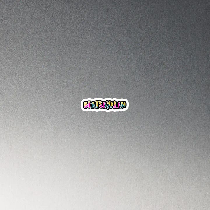 Vinyl Letter Magnets Beats By Alan product image (2)