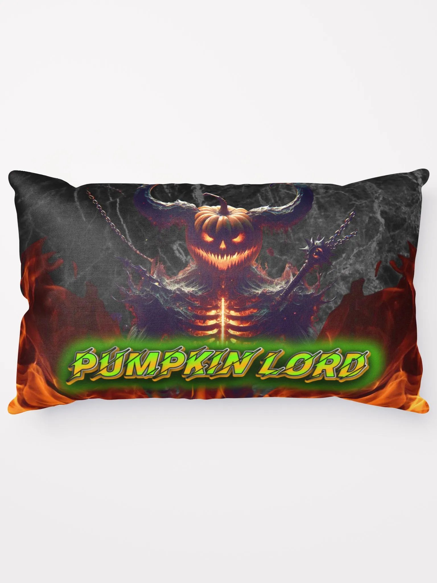 Sinister Flames Pumpkin Lord Pillow product image (13)