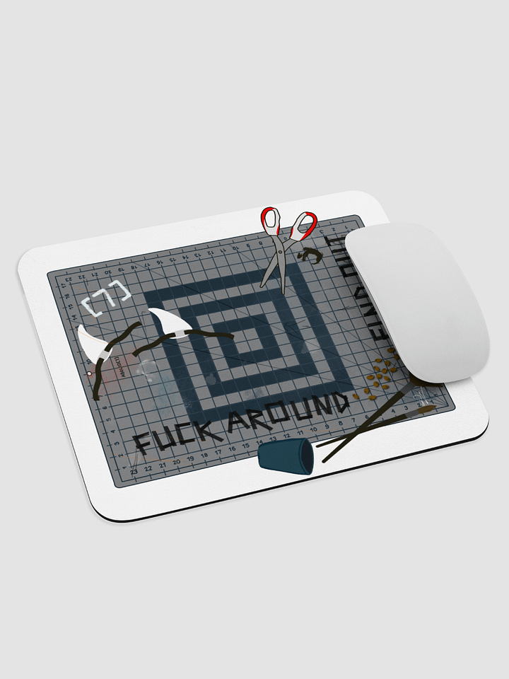 ASolid[7] Craft Desk Mouse Pad (White) product image (1)