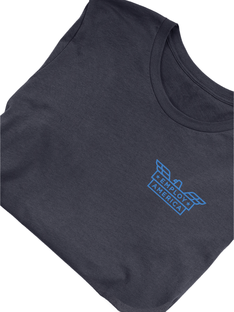 Employ America Logo T-Shirt - Navy product image (5)